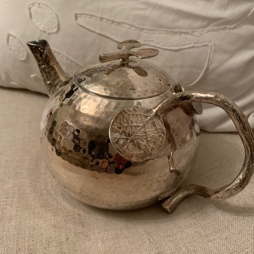 Elegant Silver Teapot